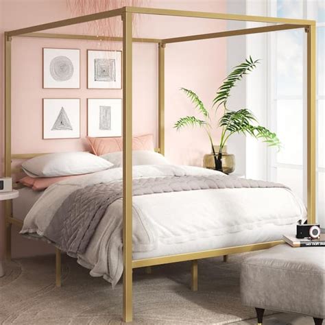 Gold Bed Frame Canopy