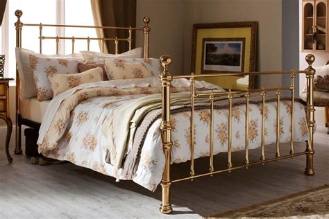 Gold Brass Bed Frame