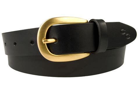 gold buckle leather belt