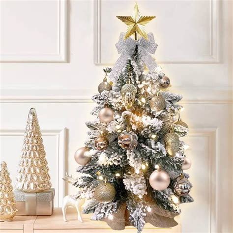 Gold Christmas Tree Mini