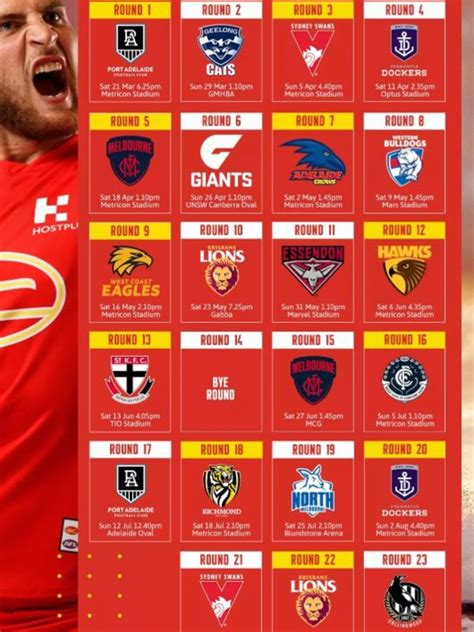 gold coast suns fixtures