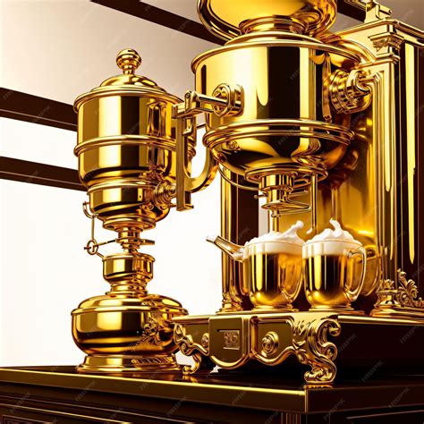 Gold Coffee Machine