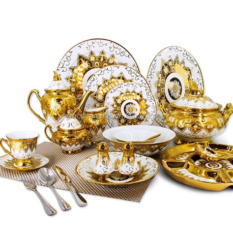 Gold Dinner Set
