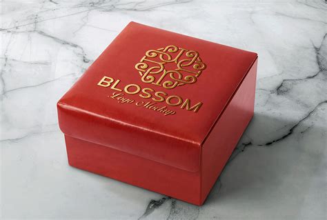 Gold Foil Embossed Box