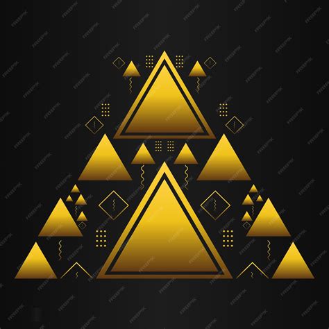 Gold Geometric Design