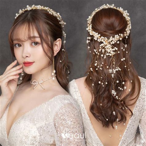 Fresh Gold Hair Accessories For Wedding Guests Trend This Years