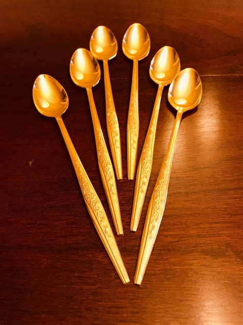 Gold Iced Tea Spoons