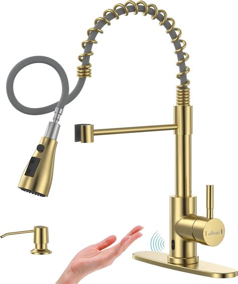 Gold Kitchen Faucet Touchless