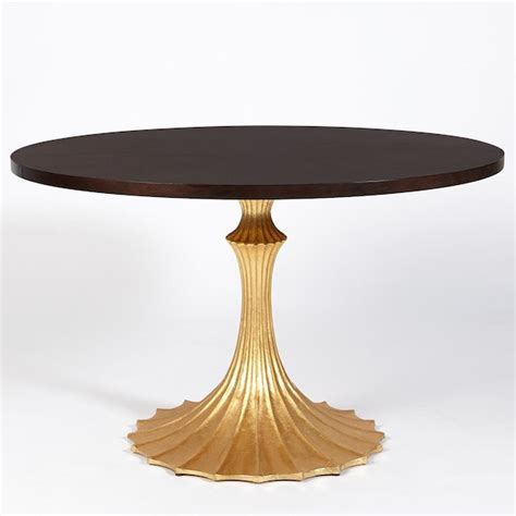 Gold Leaf Base Table