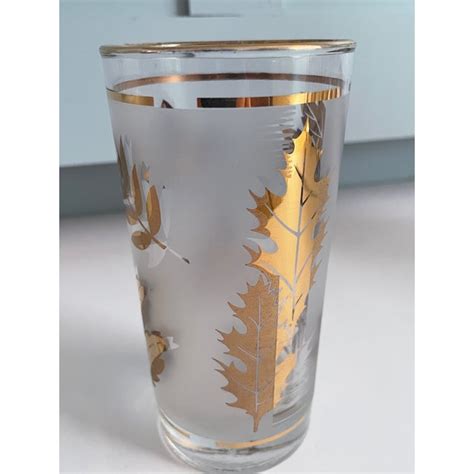 Gold Leaf Glasses Value