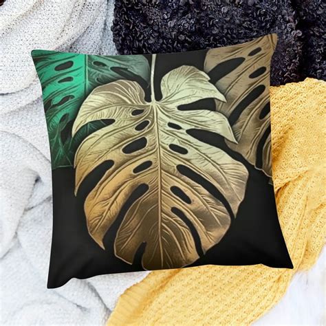 Gold Leaf Pillow Covers