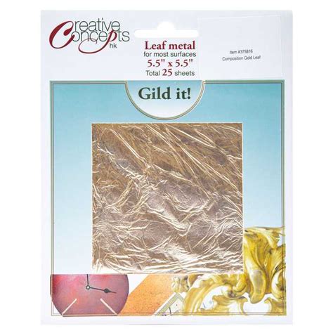 Gold Leaf Sheets Hobby Lobby