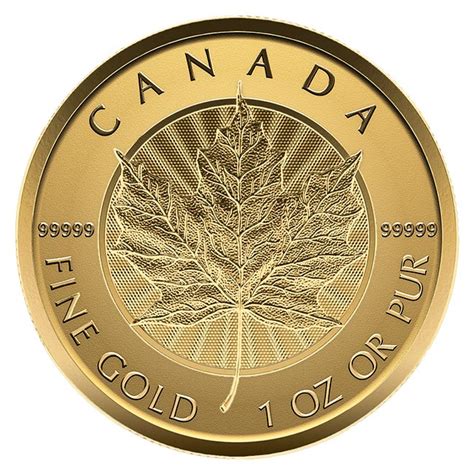 Gold Maple Leaf 99999