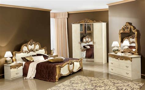 Gold Mirrored Bedroom Set