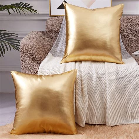 Gold Pattern Throw Pillows