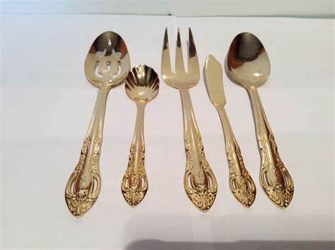 Gold Plated Serving Utensils
