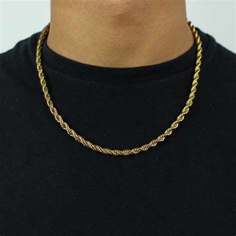 gold rope chain tangled