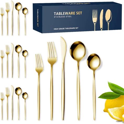 Gold Silverware Kitchen