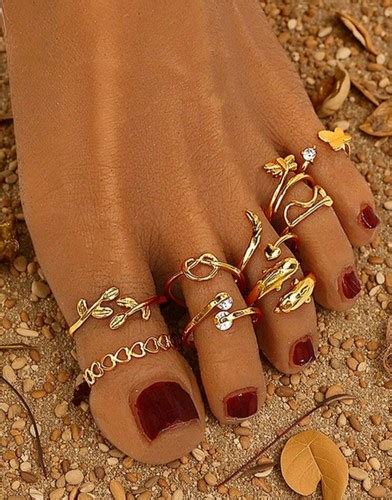 Gold Toe Rings Ebay