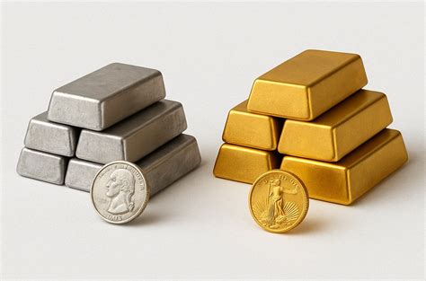 Gold vs Silver comparison