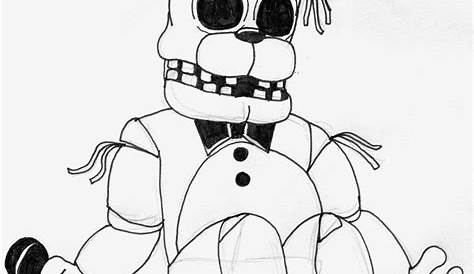 Fnaf Golden Freddy Drawing at PaintingValley.com | Explore collection
