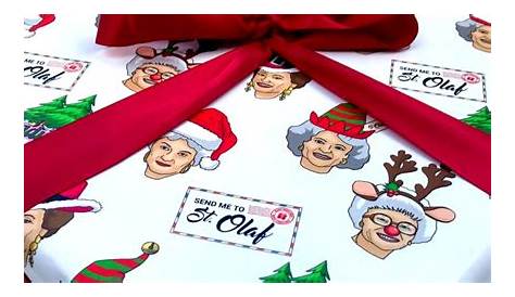 Golden Girls Wrapping Paper | This Golden Girls Wrapping Paper Features