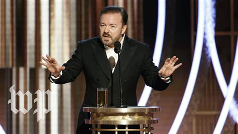 Ricky Gervais roasts Hollywood at the 2020 Golden Globes
