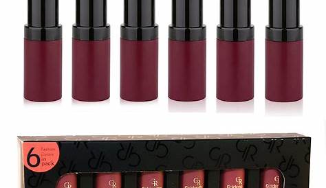 Golden Rose Mini Velvet Matte Lipstick In India 6 Lippenstifte Set
