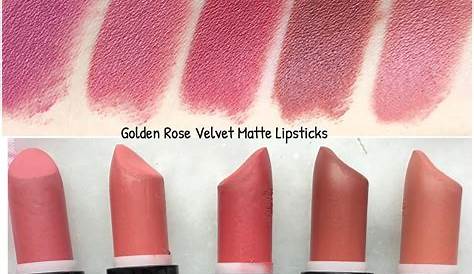 Golden Rose Velvet Matte Lipstick 12 Mateja's Beauty Blog