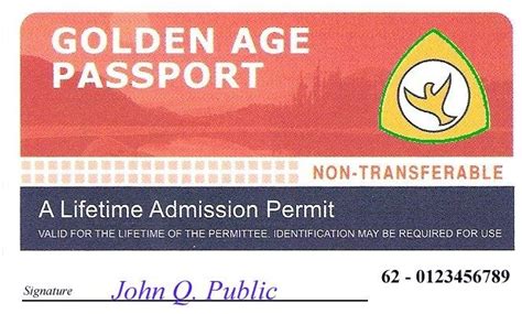 golden age passport for seniors