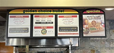 golden corral regular pricing