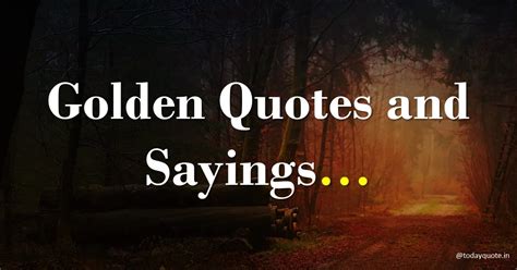 golden quotes in english