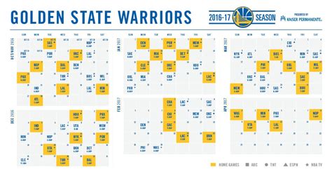 golden state warriors schedule tickets