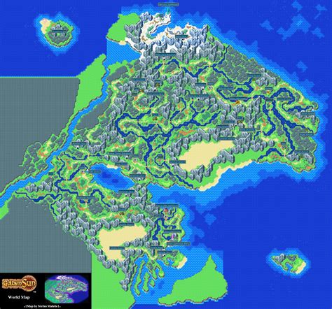 Golden Sun Lost Age Map