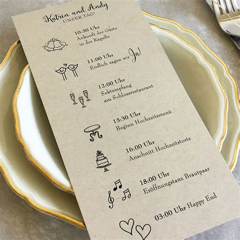 Programm zur Goldenen Hochzeit