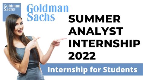 goldman sachs internship 2022