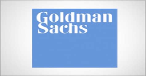 goldman sachs news release