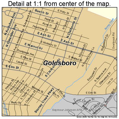Goldsboro Nc Map