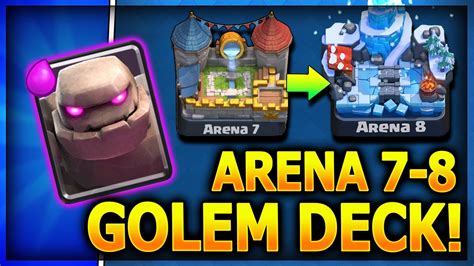 golem decks arena 8 no legendary