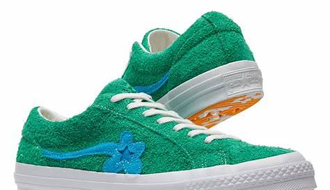 Converse Suede X Tyler Golf Le Fleur One Star in Green for