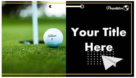 Free Powerpoint Templates Design - Professional Golfer