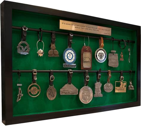 Golf Bag Tag Display Case
