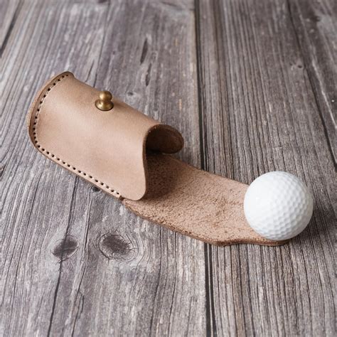 Golf Ball Case Leather