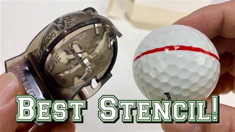 Golf Ball Stencil Tool