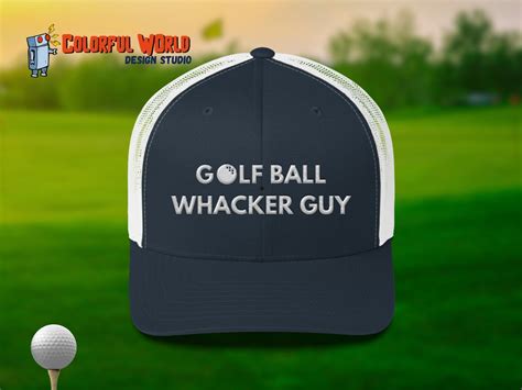 Golf Ball Whacker Guy Hat