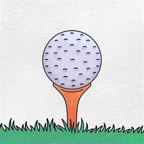 Golf Balls Drawing