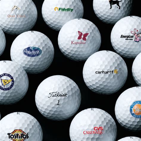 Golf Balls With Custom Logo