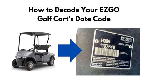 Golf Cart Serial Number Decoder