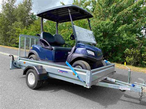 golf carts and trailers