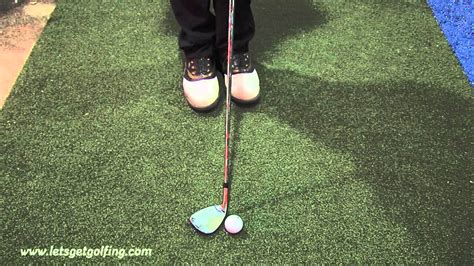 Golf Chipping Open Face